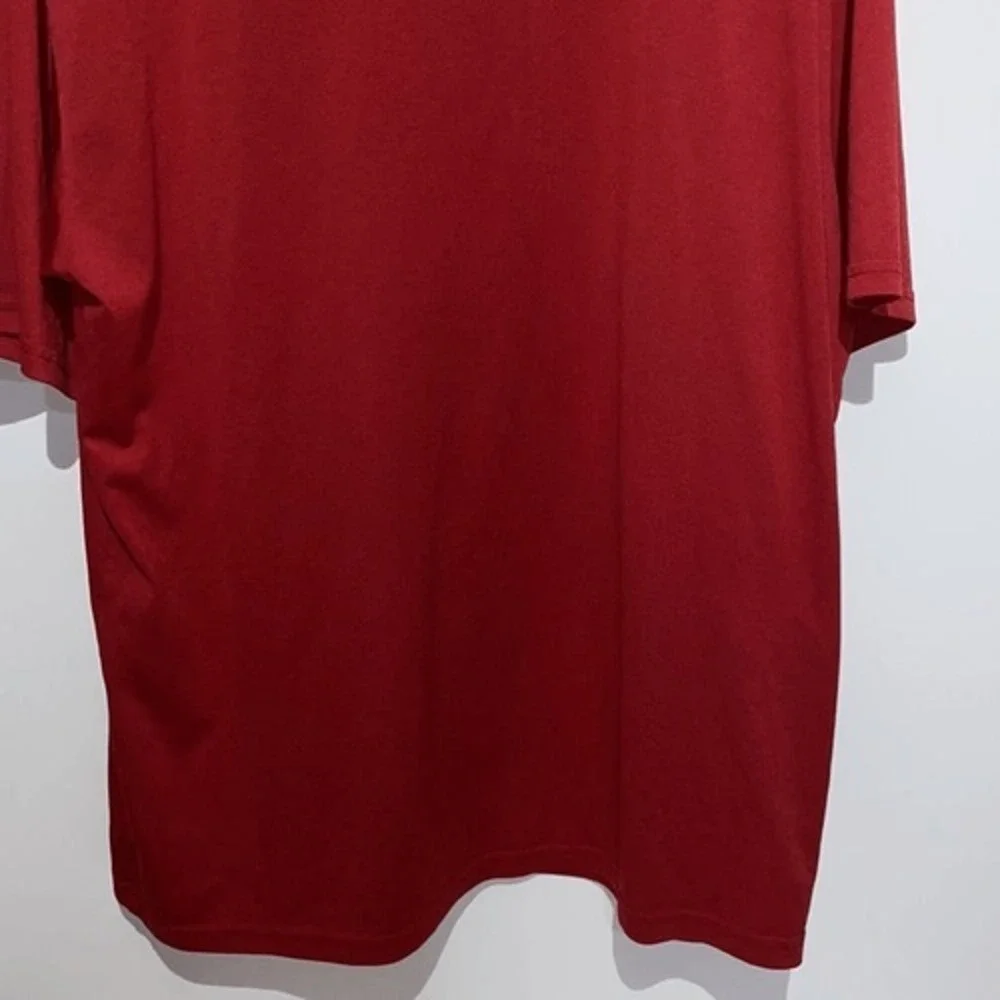 Nike Men's Red Fit Dry Crew Neck Short Sleeve Athletic T-Shirt Size Extra Large